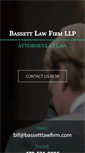 Mobile Screenshot of bassettlawfirm.com